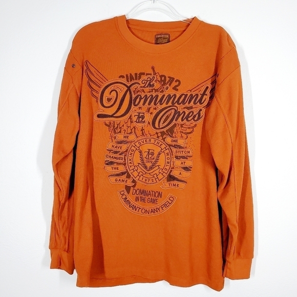 EVOLUTION IN DESIGN THE DOMINANT ONES WAFFLE KNIT SHIRT - Picture 1 of 9